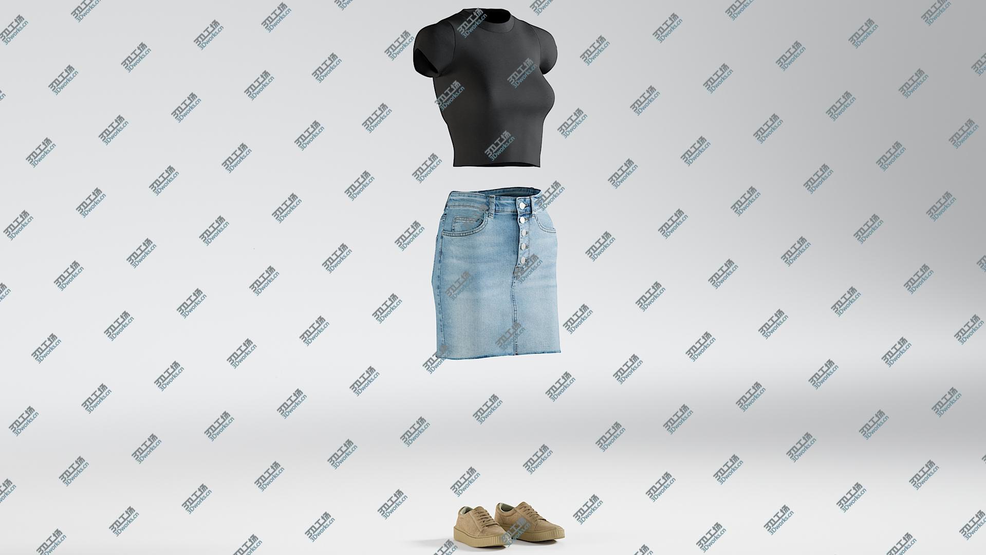 images/goods_img/20210319/3D Skirt with Tshirt and Sneakers/5.jpg